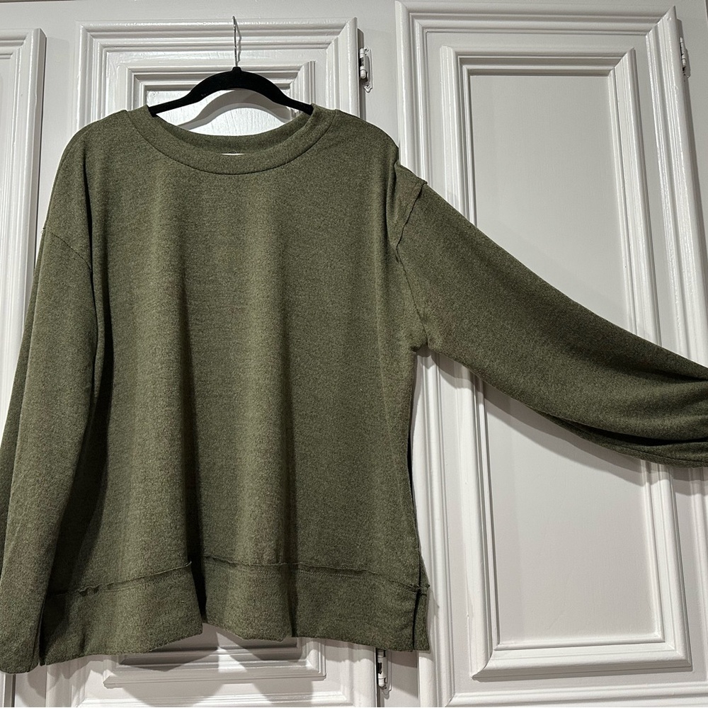 Olive Green Women's Sweater